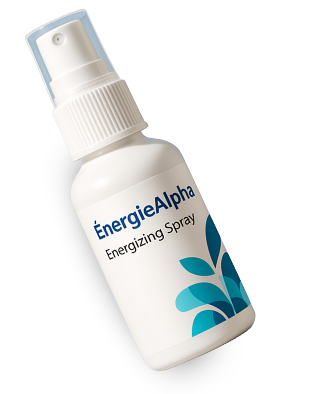 ÉnergieAlpha spray bottle rising dynamically